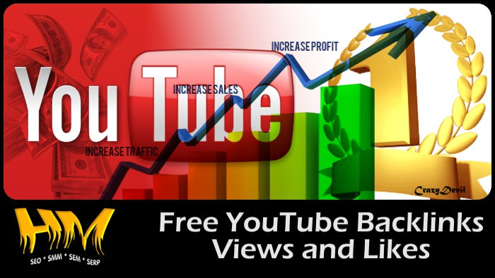 Free Youtube Backlinks Likes Views
